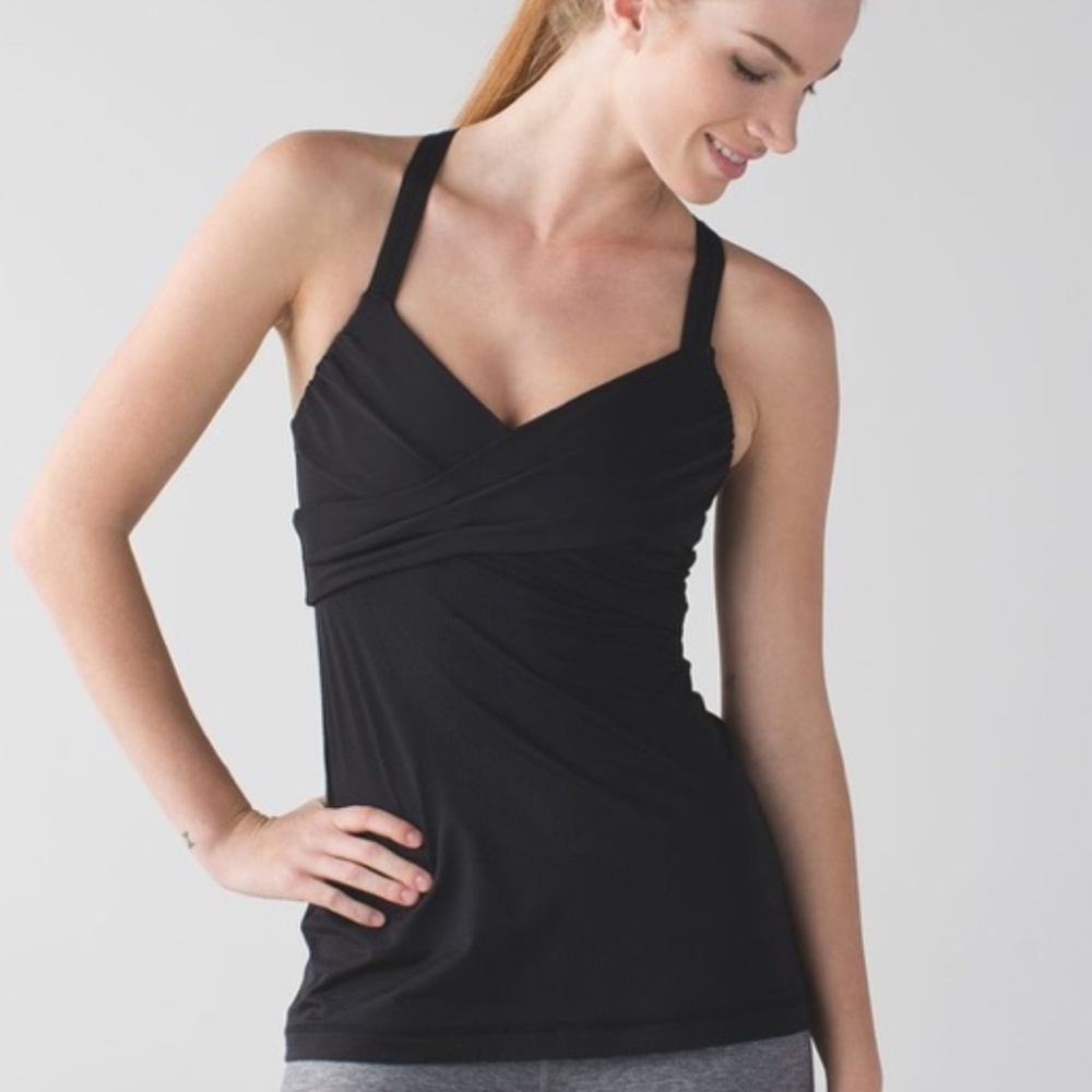 Lululemon Wrap It Up Tank Top Black